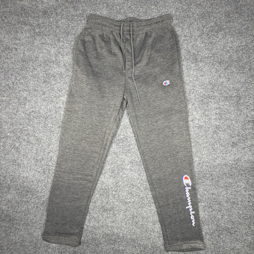 Champion Mens Gray Fleece Jogger Sweatpants Medium P441630 Athletic‎ Pants